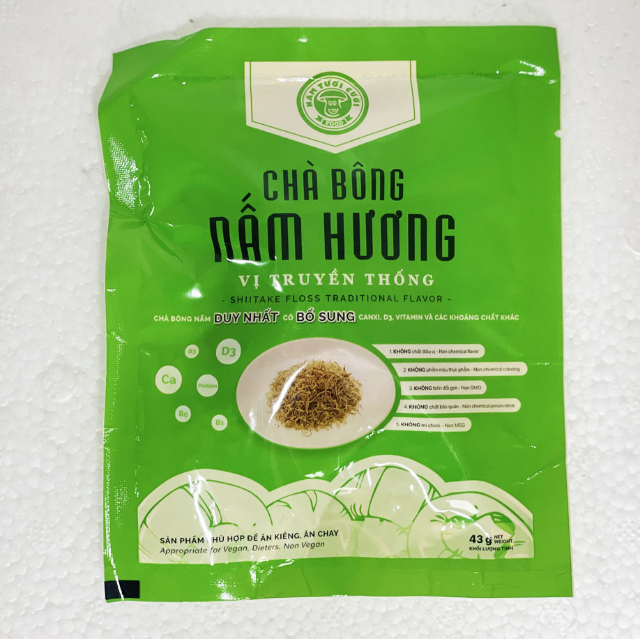 Chà bông nấm hương vị truyền thống 43g